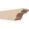 Ekena Millwork 6in. W x 6in. H x 20in. L New Brighton Woodgrain TimberThane Rafter Tail, Primed Tan RFTUR06X06X20NEBRCPR - alternate 1